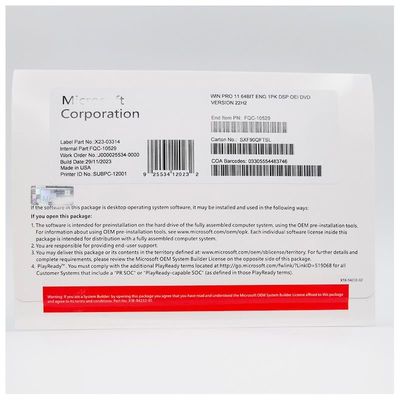 Microsoft Windows 11 Pro OEM 64 Bit DVD OEM Version for PC and Laptop or Mini PC Operating System Installation, Genuine, Affordable, and Ready to Activate