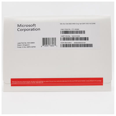 Windows OEM Software Product Key Codes For Server 2022 OEM Enterprise , Server 2022 Datacenter