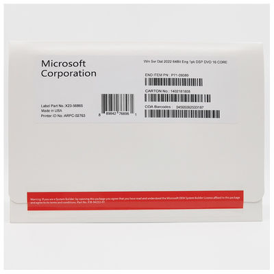 Windows OEM Software Product Key Codes For Server 2022 OEM Enterprise , Server 2022 Datacenter