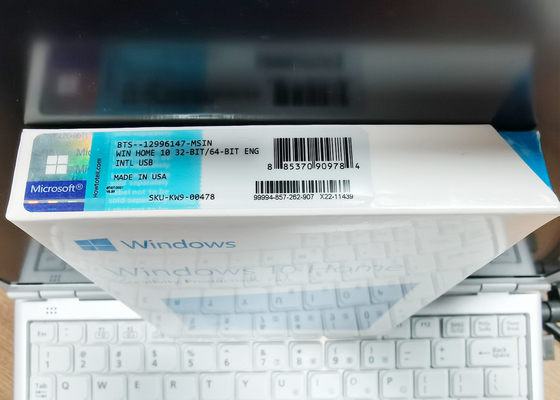 Computer Software Windows 10 Home Retail Box 32 Bit / 64 Bit For PC Laptop Tablet