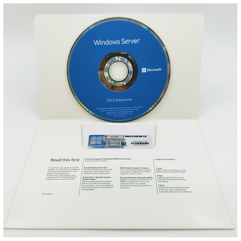 Windows OEM Software Product Key Codes For Server 2022 OEM Enterprise , Server 2022 Datacenter