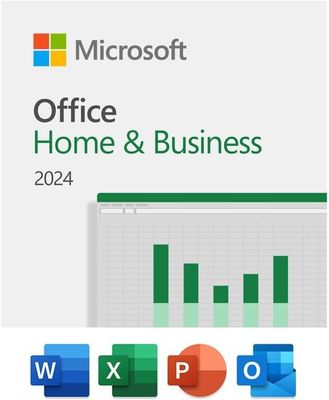 Microsoft Office Home & Business 2024: Licenza a vita di acquisto una tantum, compatibile con Windows 10/11 e MacOS