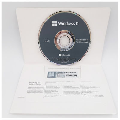 Autentico Windows 11 Pro OEM CD chiave Spagnolo Language Pack incluso