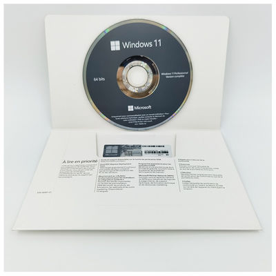 Licenza ufficiale Microsoft Windows 11 Pro DVD francese OEM System Builder a 64 bit