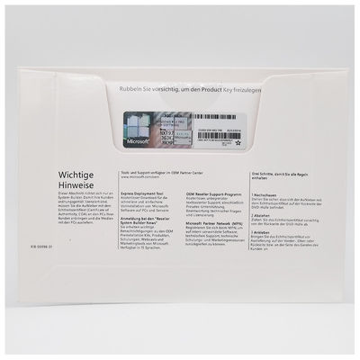 Microsoft Windows 11 Pro Tedesco OEM DVD Pack Chiave di licenza originale a 64 bit