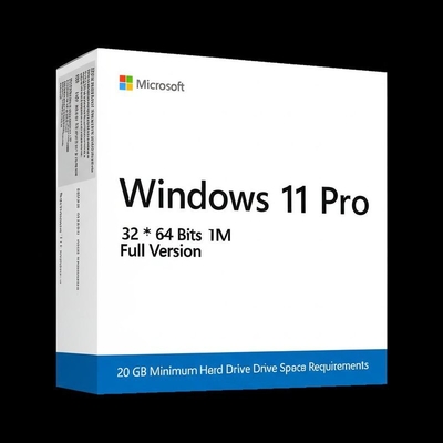 Windows 11 Pro OEM 32*64 bit Versione Completa con 20 GB Requisiti Minimi di Spazio su Disco e Pronta per la Spedizione Immediata