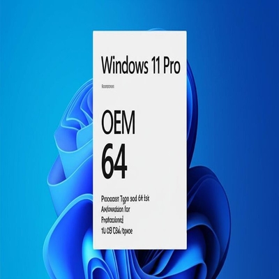Windows 11 Pro OEM X86 64 Tipo di processore e architettura a 64 bit per spazio su disco da 16 GB per professionisti