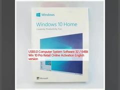 USB3.0 Software di sistema informatico 32 / 64Bit Win 10 Pro Retail Attivazione online versione inglese