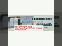 Win 11 Pro License Sticker supporto per versioni di lingue diverse