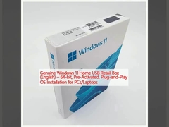 Windows 11 Home USB Retail Box originale (inglese) 64 bit, pre-attivato, installazione del sistema operativo plug-and-play per PC/laptop