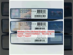 Windows 11 Pro USB Retail (inglese) - Licenza originale, installazione istantanea, supporto BitLocker e Hyper-V