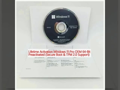 Attivazione a vita Windows 11 Pro OEM 64-bit Preattivato (Supporto Secure Boot & TPM 2.0)