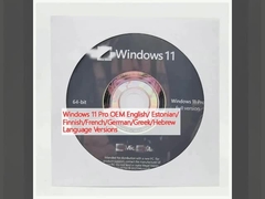 Windows 11 Pro OEM Inglese/ estone/ finlandese/ francese/ tedesco/ greco/ ebraico