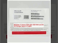 Windows 11 Home OEM con 4 GB di RAM e 64 GB di spazio di archiviazione in inglese