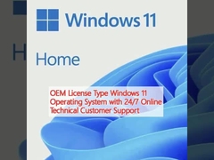 Tipo di licenza OEM Sistema operativo Windows 11 con supporto tecnico online 24 ore su 24