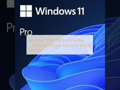 Windows 11 Pro OEM License Key,Genuino, Attivazione a vita e risparmio di massa
