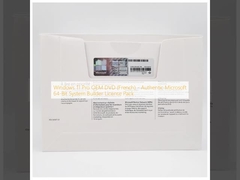 Windows 11 Pro OEM DVD (in francese) - Autentico pacchetto di licenza Microsoft 64-bit System Builder
