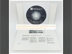 Microsoft Windows 11 Pro OEM Inglese 64-bit Genuine Product Key con licenza hardware-bound